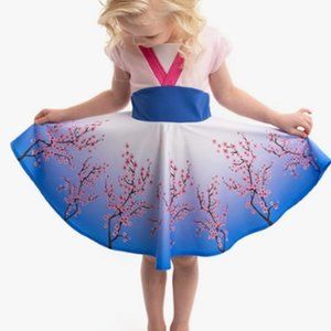 Little Adventures Cherry Blossom Princess Twirl Dress (Size 10)